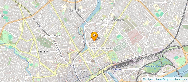 localisation de l'entreprise SCI LE VERGER à NANTES