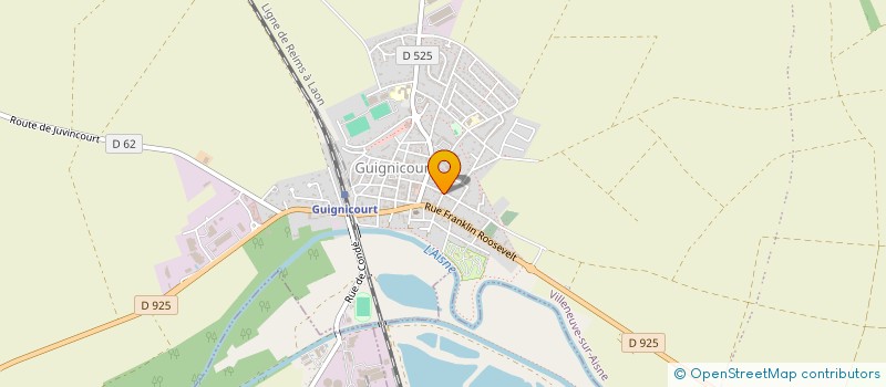 localisation de l'entreprise SCI LE VERGER  VILLENEUVE-SUR-AISNE