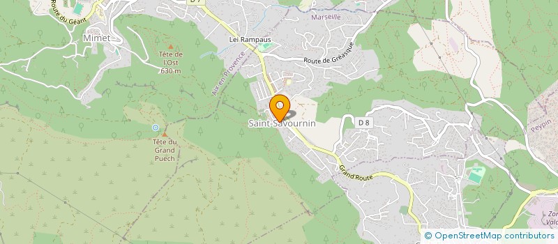 localisation de l'entreprise SCI LE VERGER  SAINT-SAVOURNIN