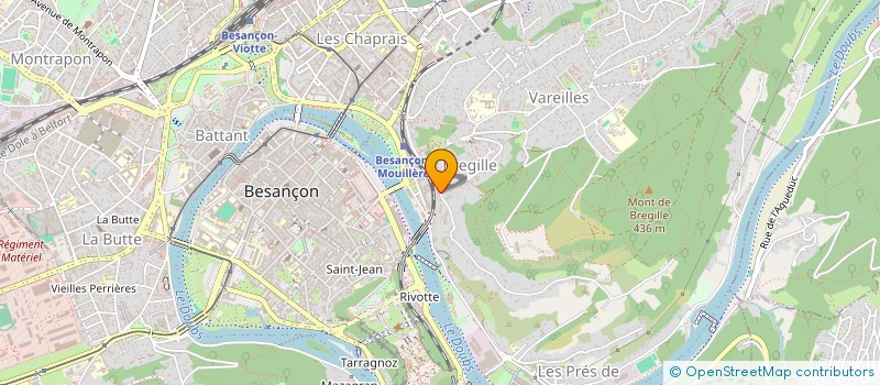 localisation de l'entreprise SCI LE VERGER  BESANCON