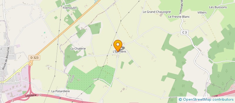 localisation de l'entreprise SCI LE VERGER  CORZE