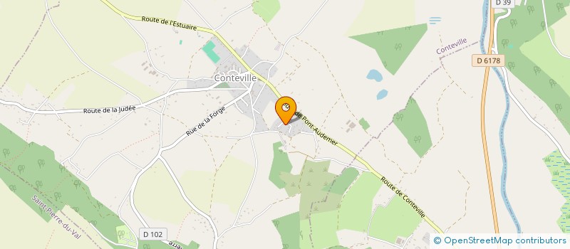 localisation de l'entreprise SCI LE VERGER  CONTEVILLE