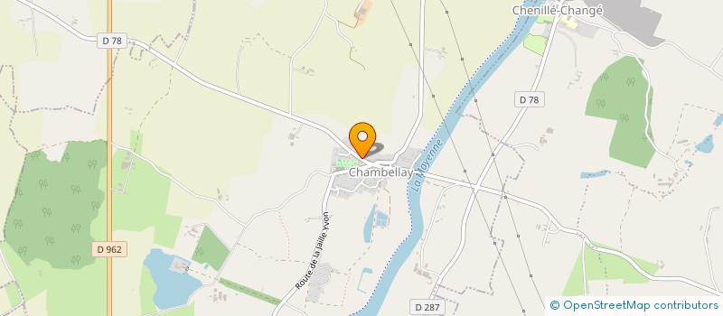 localisation de l'entreprise SCI LE VERGER  CHAMBELLAY