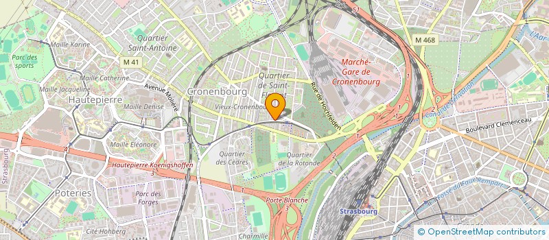 localisation de l'entreprise SCI LE VERGER à STRASBOURG