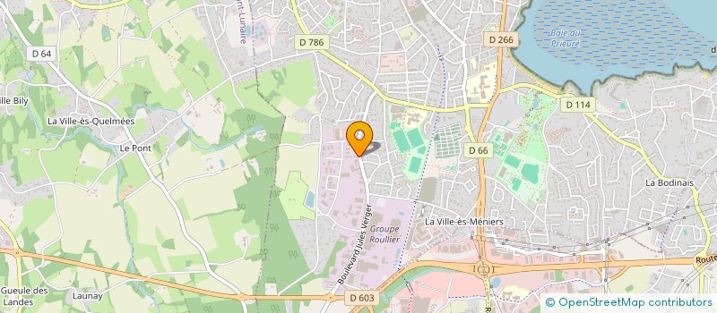 localisation de l'entreprise SCI LE VERGER  DINARD