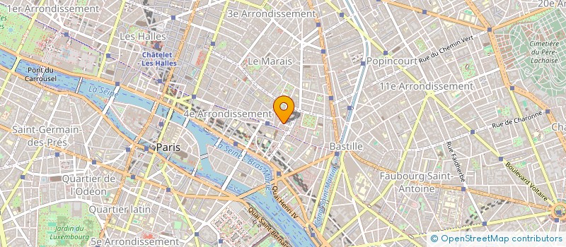 localisation de l'entreprise SCI LE VERGER  PARIS