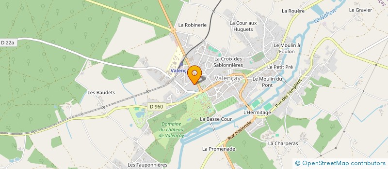 localisation de l'entreprise SCI LE VERGER à VALENCAY