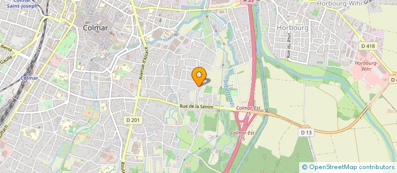 localisation de l'entreprise SCI LE VERGER DE MARCEL  COLMAR