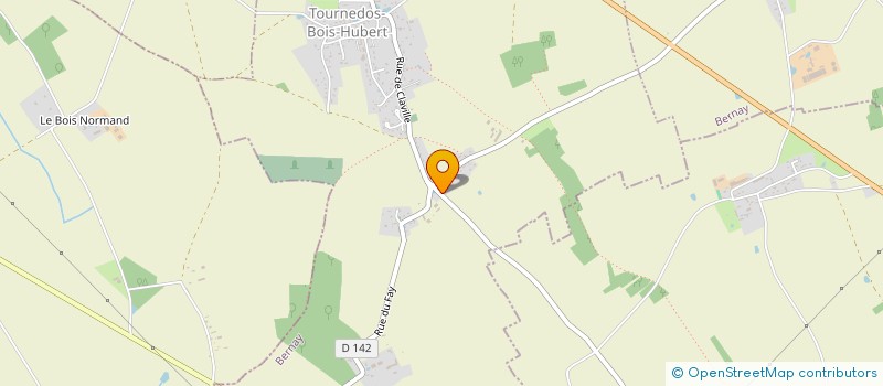 localisation de l'entreprise SCI LE VERGER DU FLOQUET  TOURNEDOS-BOIS-HUBERT