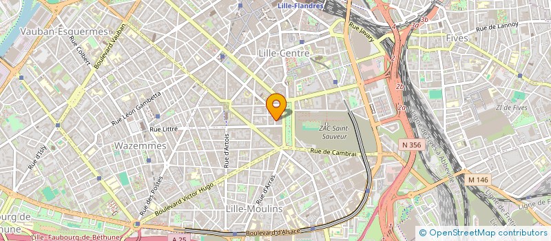 localisation de l'entreprise SCI LE VERMEER à LILLE