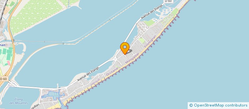 localisation de l'entreprise SCI LE VERMONT à FRONTIGNAN