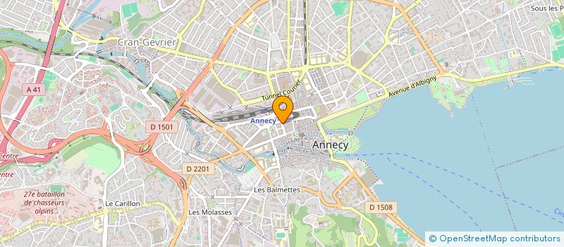 localisation de l'entreprise SCI LE VERNEY à ANNECY