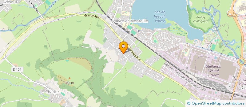 localisation de l'entreprise SCI LE VERNOIS  MAILLEY-ET-CHAZELOT