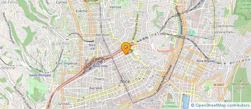 localisation de l'entreprise SCI LE VERSEAU à NICE