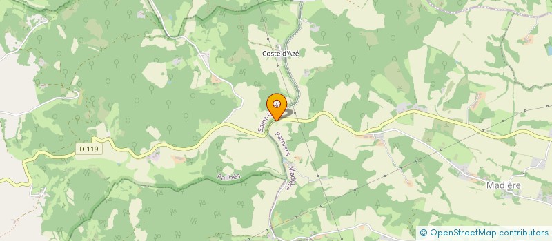 localisation de l'entreprise SCI LE VERSOUD LES SAINTONELLES à BEZAC