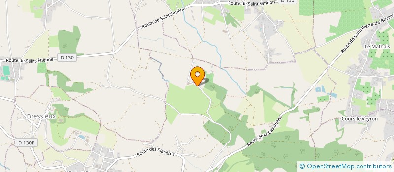 localisation de l'entreprise SCI LE VERT  SAINT-PIERRE-DE-BRESSIEUX