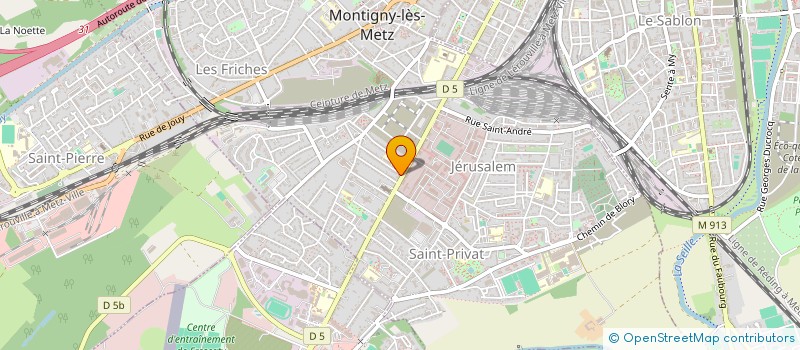 localisation de l'entreprise SCI LE VERT COTTAGE à MONTIGNY-LES-METZ