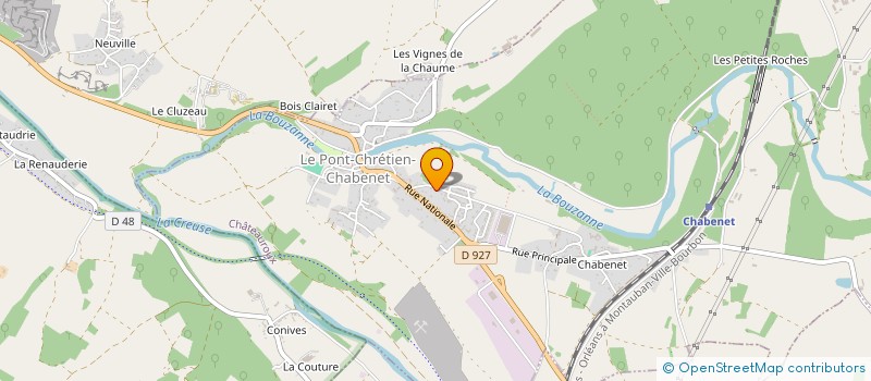 localisation de l'entreprise SCI LE VERT GALANT à LE PONT-CHRETIEN-CHABENET