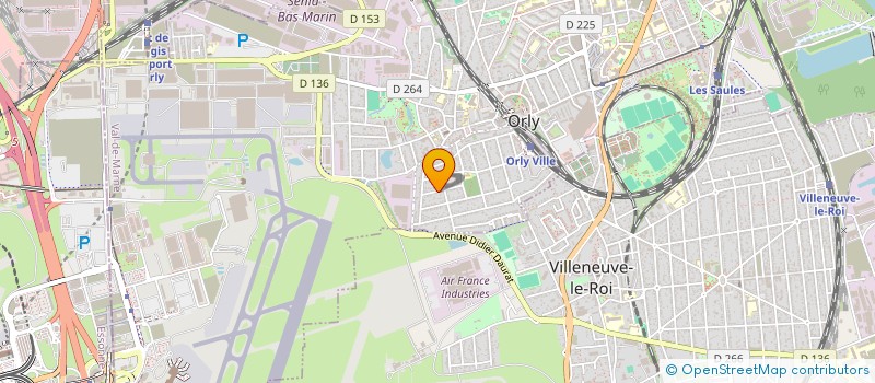 localisation de l'entreprise SCI LE VERT LOGIS  ORLY