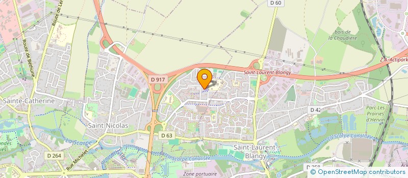 localisation de l'entreprise SCI LE VERT MOUTIER  SAINT-NICOLAS