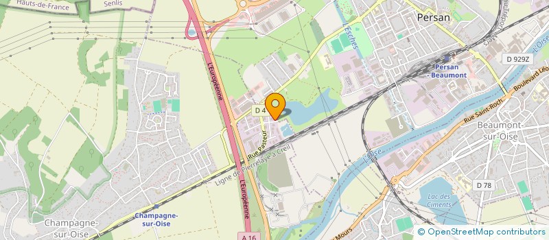 localisation de l'entreprise SCI LE VEXIN  CHAMPAGNE-SUR-OISE