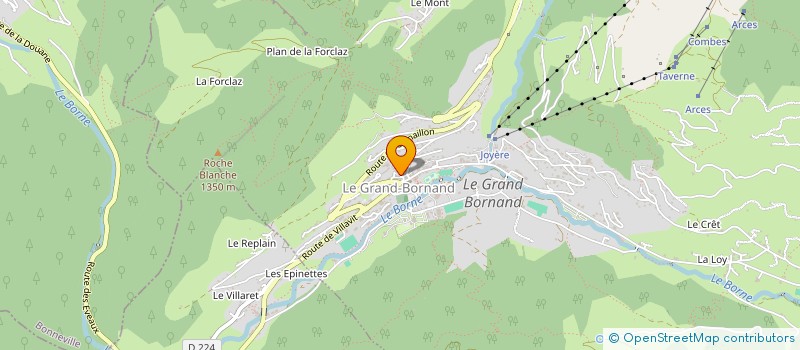 localisation de l'entreprise SCI LE VEYRIER à LE GRAND-BORNAND