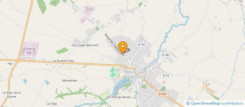 localisation de l'entreprise SCI LE VIADUC à NEUVY-SAINT-SEPULCHRE