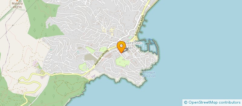 localisation de l'entreprise SCI LE VIAUX FENOUILLET à CAVALAIRE-SUR-MER