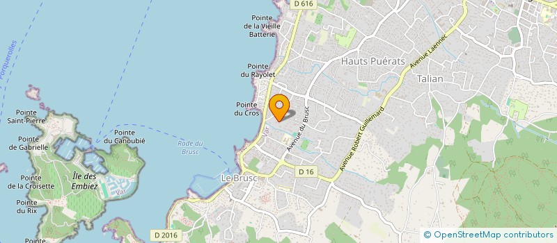 localisation de l'entreprise SCI LE VICTORIA à SIX-FOURS-LES-PLAGES