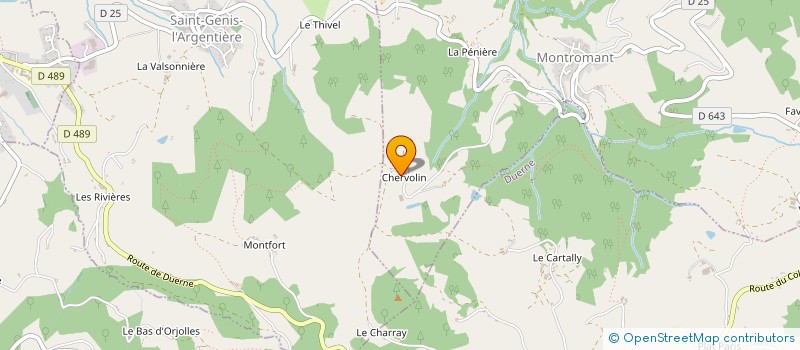 localisation de l'entreprise SCI LE VIENNE  MONTROMANT