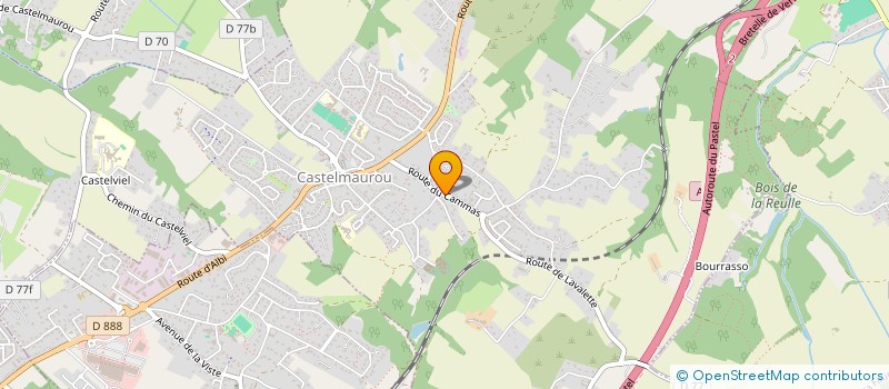 localisation de l'entreprise SCI LE VIEUX CAMMAS  CASTELMAUROU