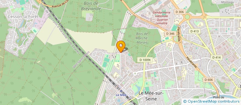 localisation de l'entreprise SCI LE VIEUX CAP  LE MEE-SUR-SEINE