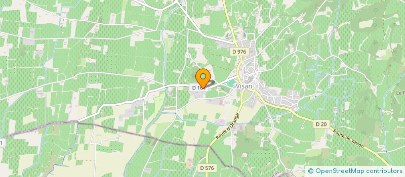 localisation de l'entreprise SCI LE VIEUX CERISIER  VISAN