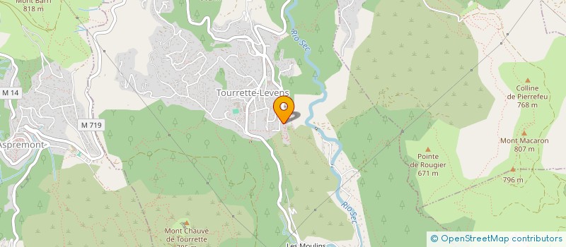 localisation de l'entreprise SCI LE VIEUX CHATEAU  TOURRETTE-LEVENS