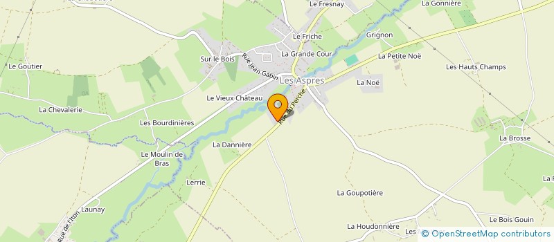 localisation de l'entreprise SCI LE VIEUX CHATEAU à LES ASPRES