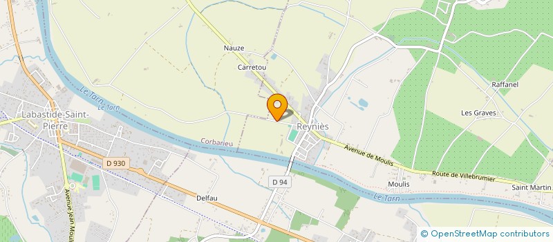 localisation de l'entreprise SCI LE VIEUX CHATEAU  REYNIES