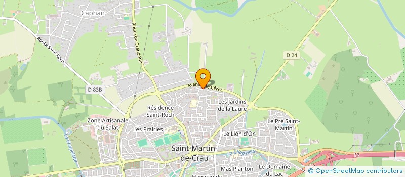 localisation de l'entreprise SCI LE VIEUX CHENE à SAINT-MARTIN-DE-CRAU