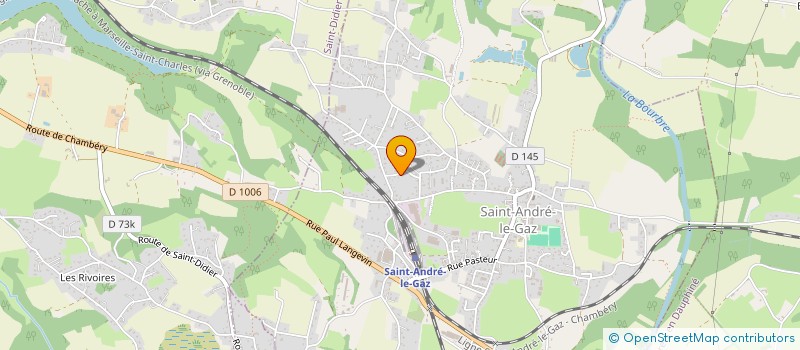 localisation de l'entreprise SCI LE VIEUX CHENE  SAINT-ANDRE-LE-GAZ