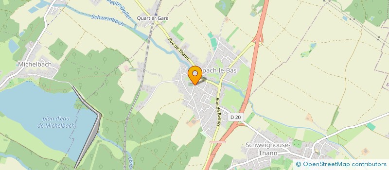 localisation de l'entreprise SCI LE VIEUX DORNACH  ASPACH-LE-BAS