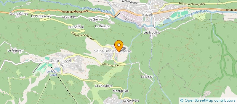 localisation de l'entreprise SCI LE VIEUX FOUR à COURCHEVEL