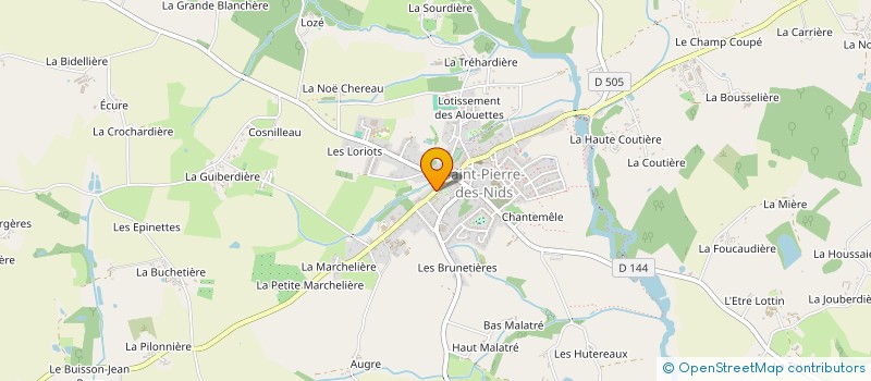 localisation de l'entreprise SCI LE VIEUX LOGIS  SAINT-PIERRE-DES-NIDS