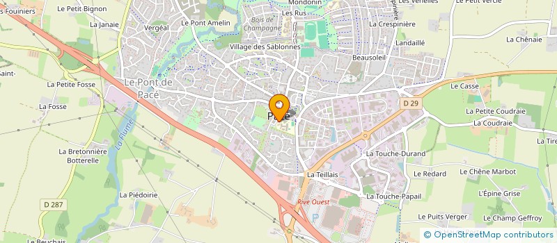 localisation de l'entreprise SCI LE VIEUX LOGIS à PACE