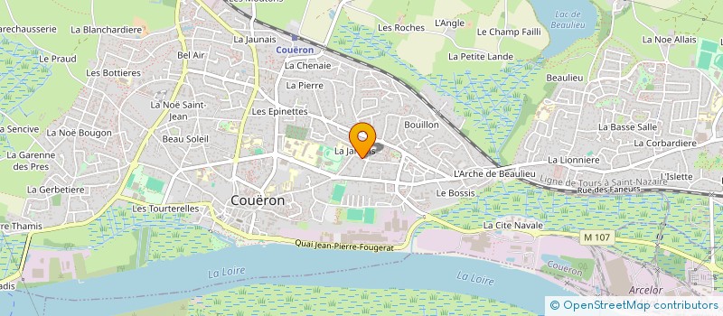 localisation de l'entreprise SCI LE VIEUX LOGIS à COUERON