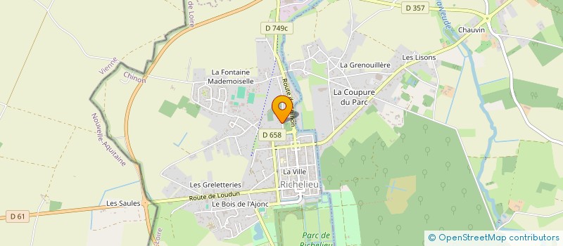 localisation de l'entreprise SCI LE VIEUX LOGIS  RICHELIEU