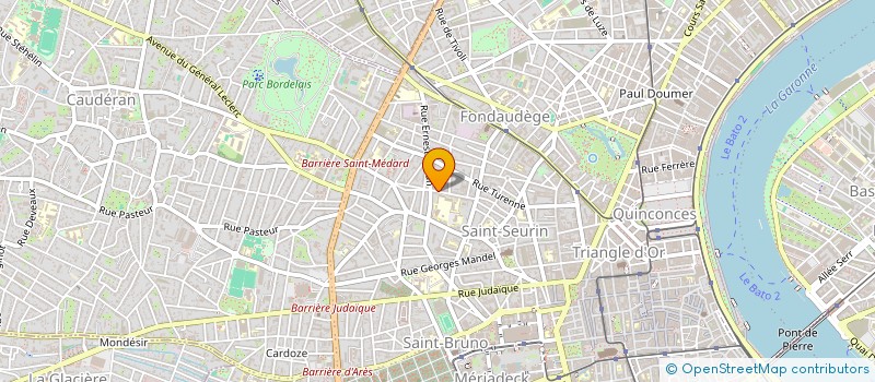 localisation de l'entreprise SCI LE VIEUX LOGIS  BORDEAUX