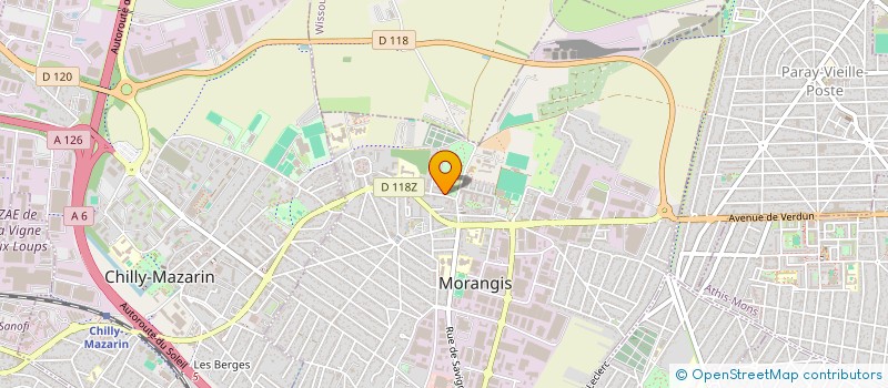localisation de l'entreprise SCI LE VIEUX LOUANS  MORANGIS