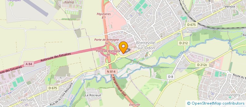 localisation de l'entreprise SCI LE VIEUX LOUVRE à BRETTEVILLE-SUR-ODON