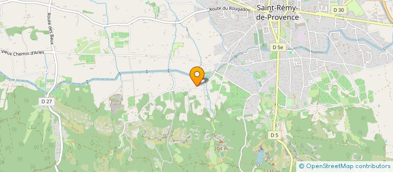 localisation de l'entreprise SCI LE VIEUX MAS DE LA CROIX D'ARLES  SAINT-REMY-DE-PROVENCE