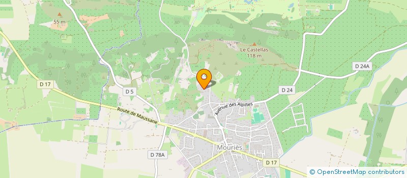 localisation de l'entreprise SCI LE VIEUX MAS DU DESTET à SAINT-MARTIN-DE-CRAU