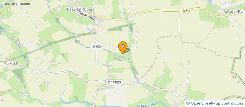 localisation de l'entreprise SCI LE VIEUX MOULIN  PEZE LE ROBERT